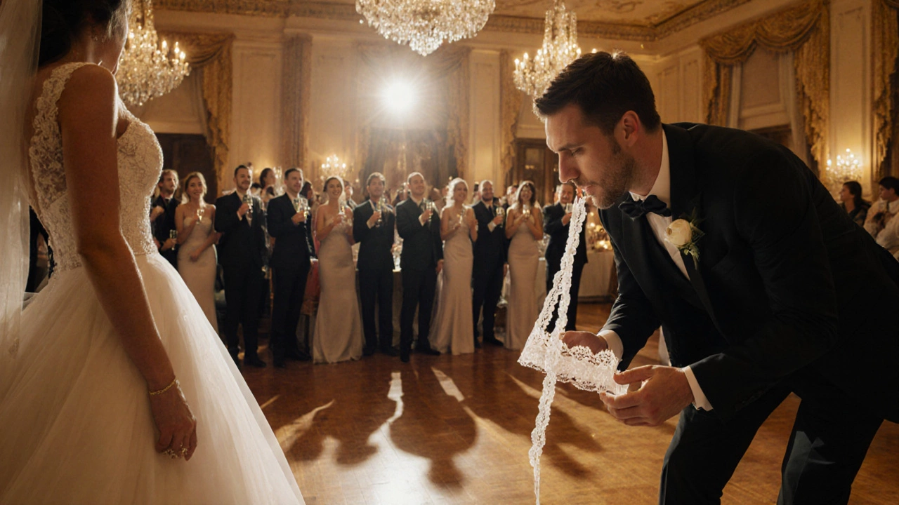 Why Do Grooms Pull the Garter with Their Teeth? Explained